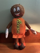Hershey  s Reese  s Peanut Butter Cup Stuffed Plush 20 Inches Hersheypark Toy