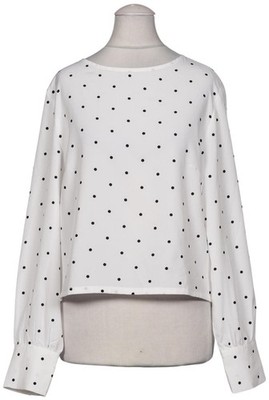 Banned Bluse Damen Oberteil Hemd Hemdbluse Gr. M Weiß #csm8ami
