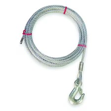 Dayton 1Dlk1 Winch Cable, Gs, 1/4 In. X 50 Ft.