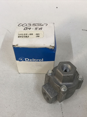 Deltrol EV20A2 10122-68 Quick Release Exhaust  Valve, Thread Size 1/4'', 3/8''