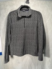 Lands End Quarter Zip Pullover Fleece Girls Size XL 18 Pre-owned