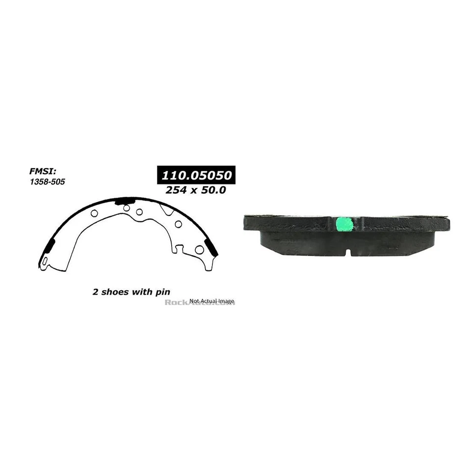 Front + Rear Posi Ceramic Brake Pads + Shoes 2 Set For 1979-1983 Toyota Pickup - Image 2 of 4