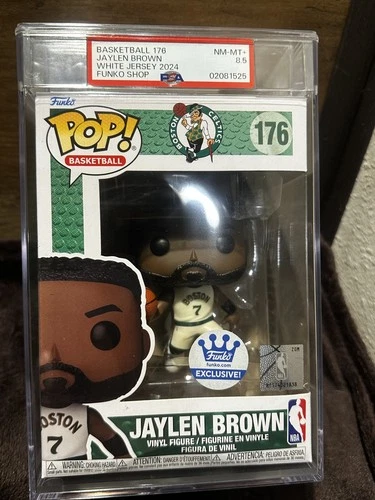 Funko Pop! Vinyl: NBA Boston Celtics Jaylen Brown #176 PSA 8.5 Read Description