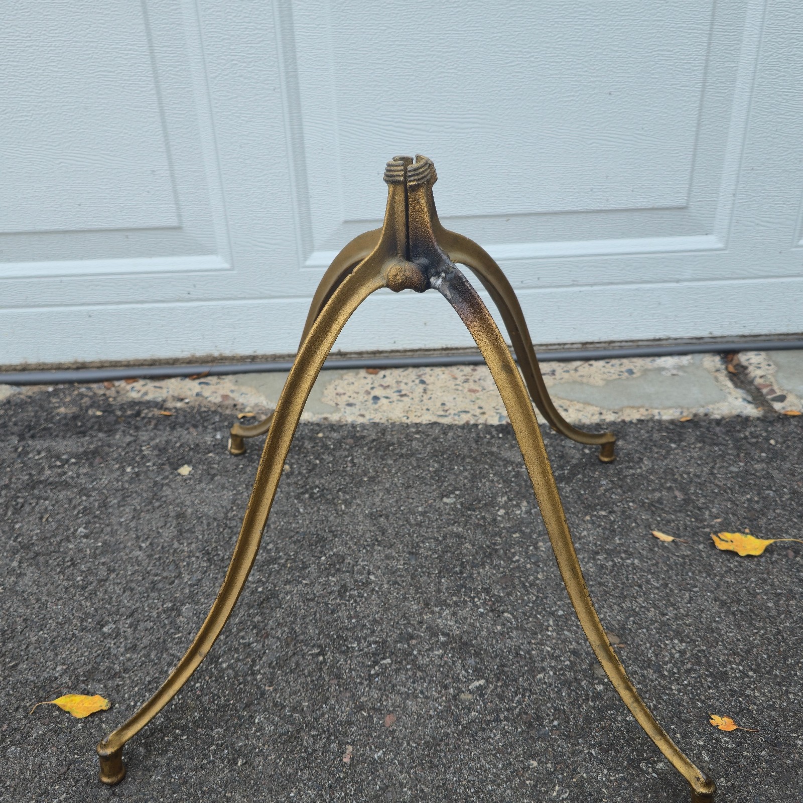 Antique Giffen & Giffen Chicago Brass & Wood Bible Book Music Stand