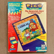 SEGA Pico The Berenstain Bears "A School Day" Storyware Children's Learning