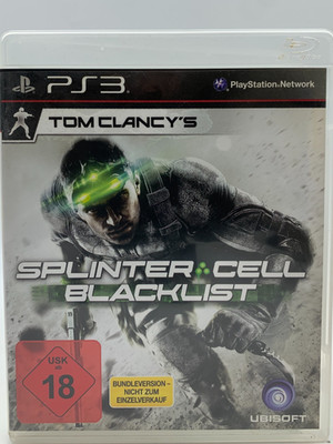 Tom Clancys Splinter Cell Blacklist I Playstation 3 I Game I OVP I PS3