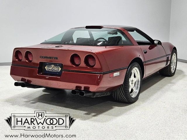 1987 Dark Red Metallic Chevrolet Corvette   | C4 Corvette Photo 6
