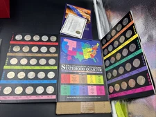 50 Coin Complete State Statehood Quarter Collection in Display Album AU / UNC