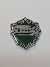 Slytherin Prefect Badge Pin Green & Silver Co...