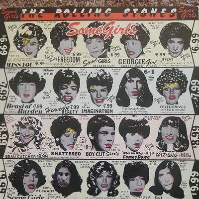 The Rolling Stones Some Girls 12'' Black Vinyl LP 33 RPM Stereo COC 39108 1978