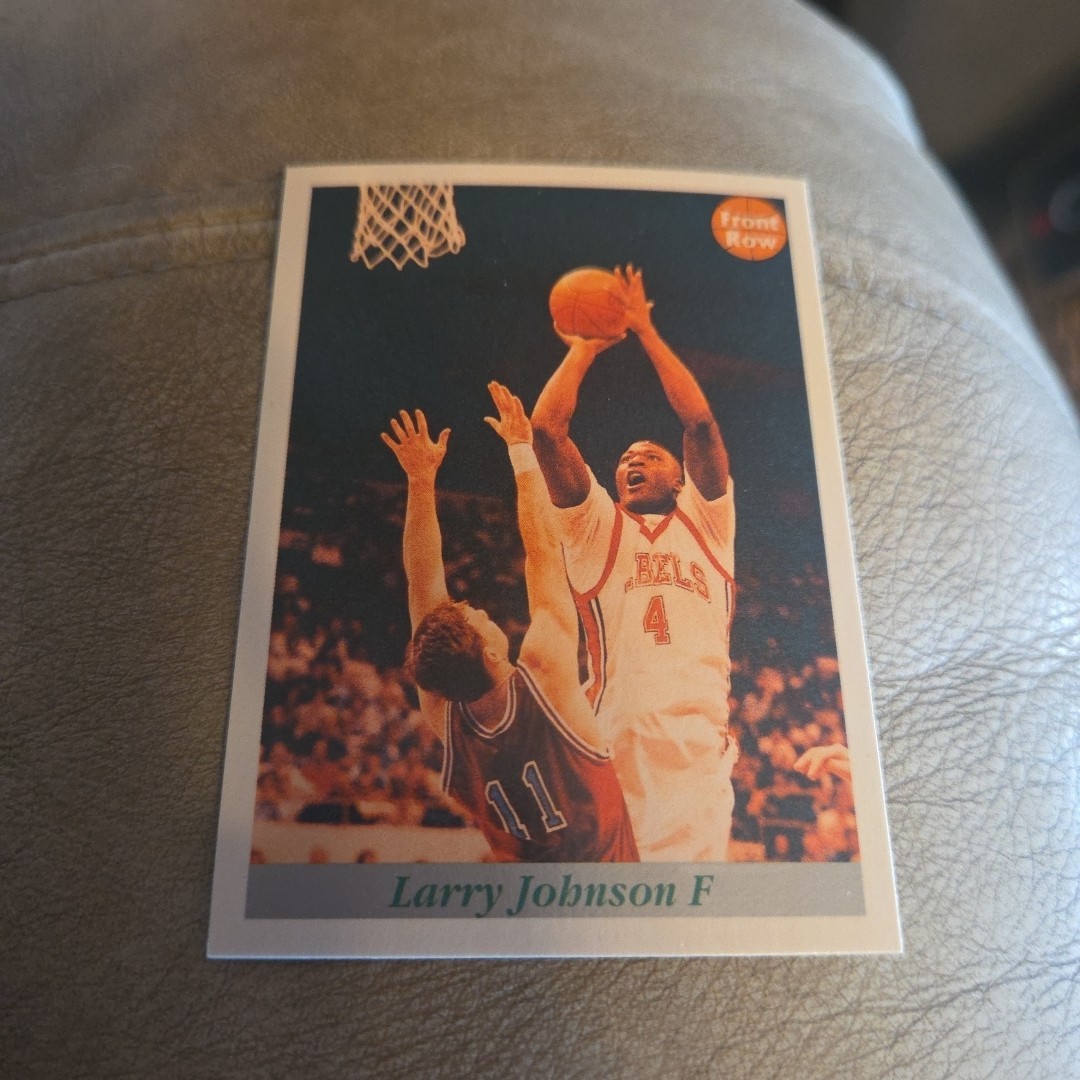 1992 Front Row Larry Johnson Charter Member Larry Johnson #4