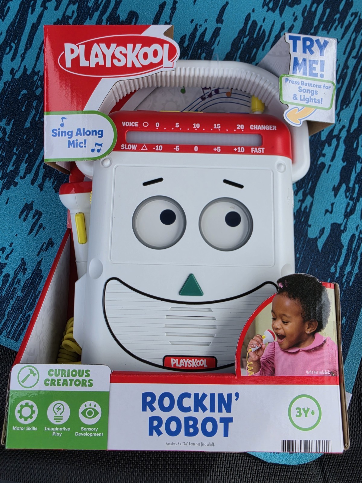 Playskool Rockin’ Robot Vintage 1991 Reissue 2026 Walmart Exclusive Karaoke NIB