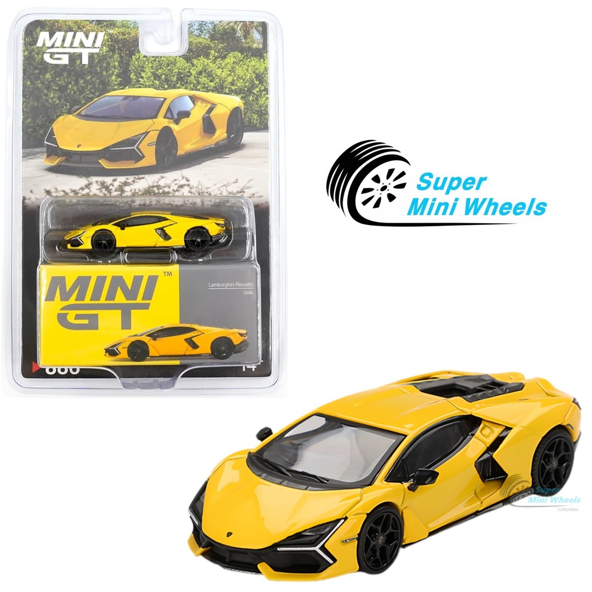 Mini GT 1:64 Lamborghini Revuelto Giallo #886 | eBay