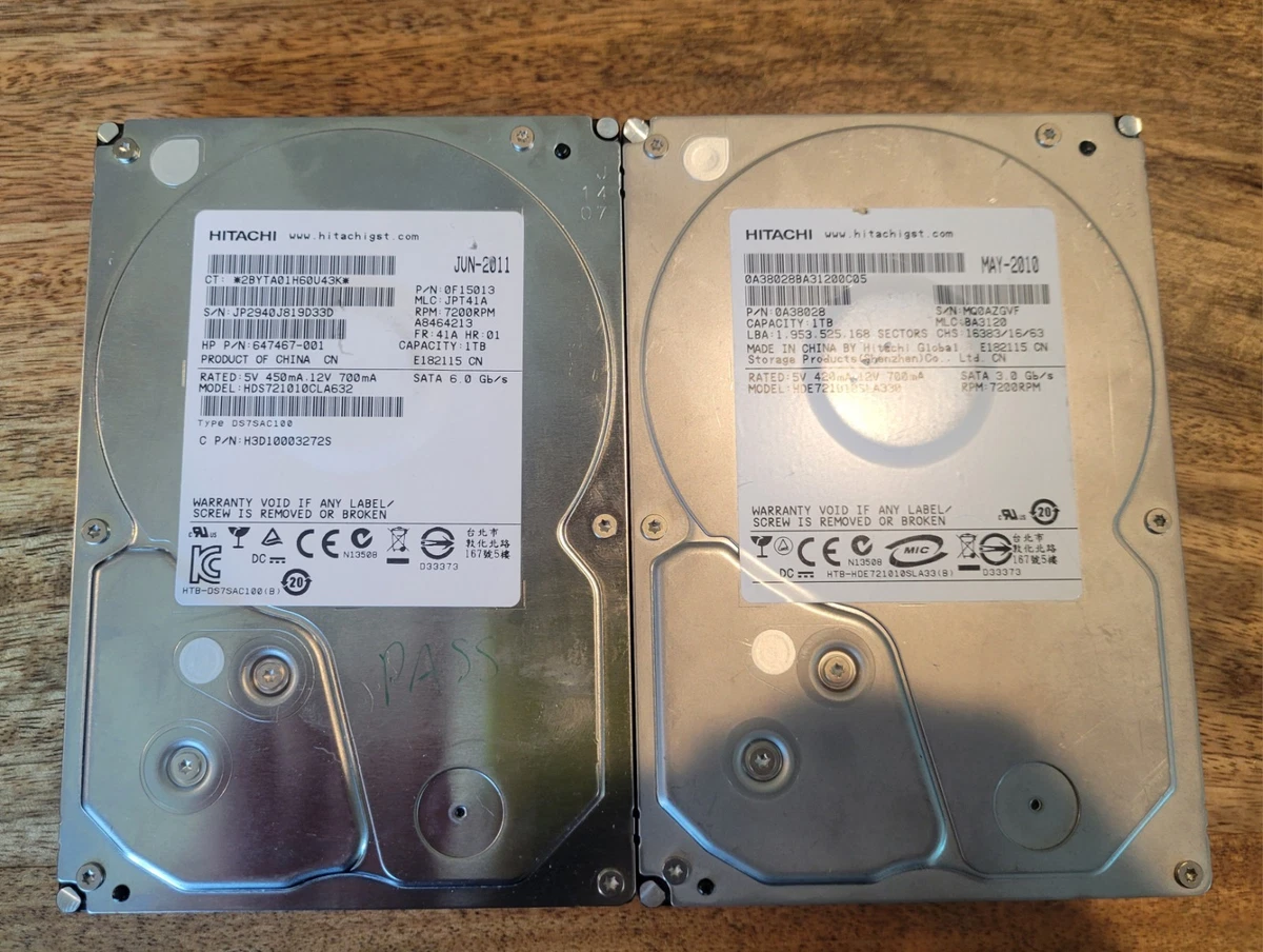 Hitachi 1 TB Internal Hard Disk Drives for sale | eBay