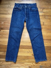 Vintage Levi's 501 Late 1980s Dark Denim Jeans 29x29" LEVIS Cotton