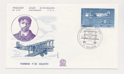 D340401 France FDC Farman F 60 Goliath