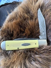 ✨Case XX USA Swell End Torpedo Heavy Jack Yellow Synth Knife 3299 1/2