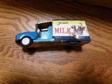 VINTAGE 1950'S TIN TOY -  FRESH MILK DELIVERY TRUCK