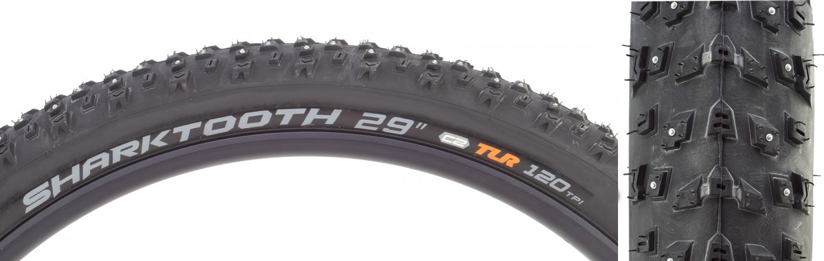 Arisun Sharktooth 29x28 Studded Ice and Snow Tire with 220 Tungsten Alloy 16890₽