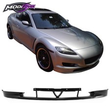 Fits 04-08 Mazda Rx8 Rx-8 Oe Style Front Bumper Lip Kit Unpainted Black Pu