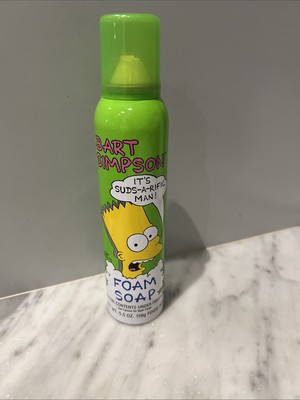 #ad Vintage Bart Simpson Foam Soap 1990 Mostly Unused $10.00