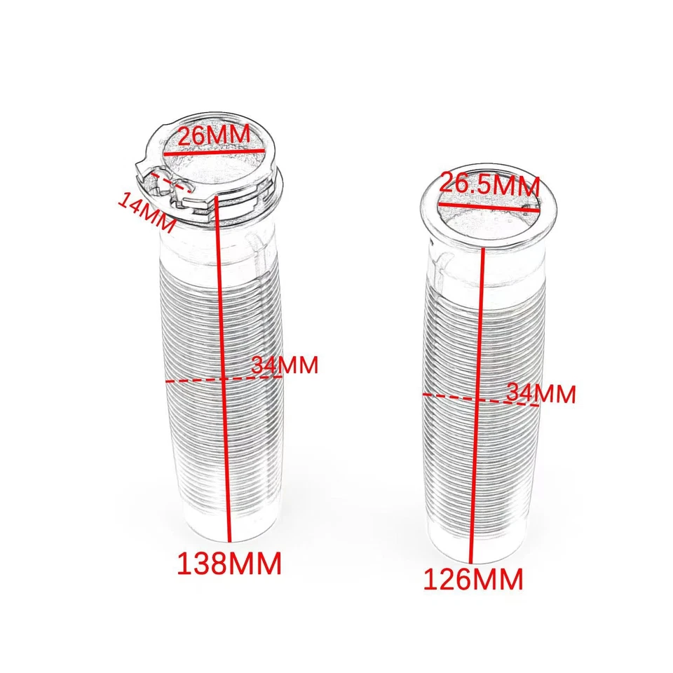 CNC Aluminum Motorcycle Grips 1" For Harley Cruiser Bobber Chopper Custom - Pair Foto 2 de 4