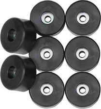 8 Pcs Rubber Feet Bumper Amp Speaker Guitar Amplifier Cabinet Rubber Bumper 1.5"