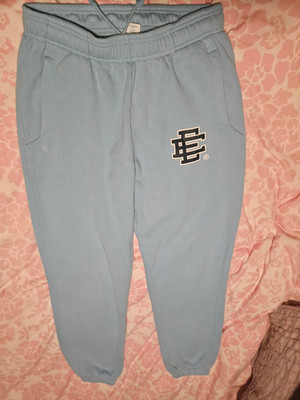Eric Emanuel EE Jogger Sweatpants Size L Baby Blue