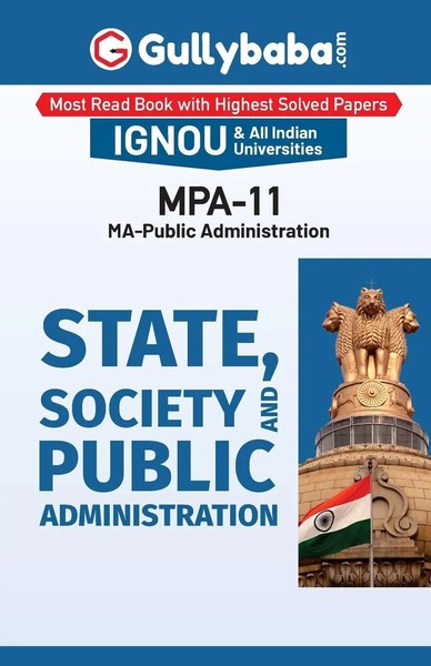 MPA-11 - State, Society And Public Administration | Gullybaba. Com Panel | Buch-image