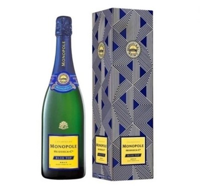 CHAMPAGNE MONOPOLE HEIDSIECK & CO Champagner Blue Top Brut 12% (2x750ml)