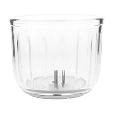 Baby Food Maker Glass Bowl: 0.3l Food Processor Part Freezer-Safe Container