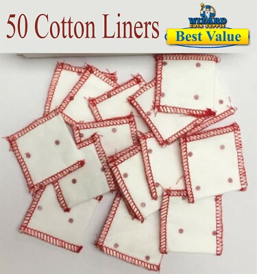 50 Cotton Liners for 2x2 Envelopes Liners For Early American Copper Coins New