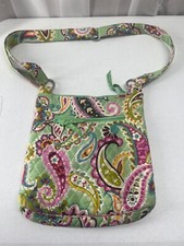 Vera Bradley Purse Green Paisley Crossbody Classic Floral Shoulder Mint Seafoam