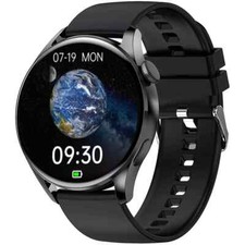 Smartwatch 1.28" Round Screen Waterproof Fitness Tracker Android Smart Watch
