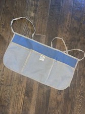 Elizabeth Arden Ogrodowy fartuch biodrowy zielony khaki i niebieski -P