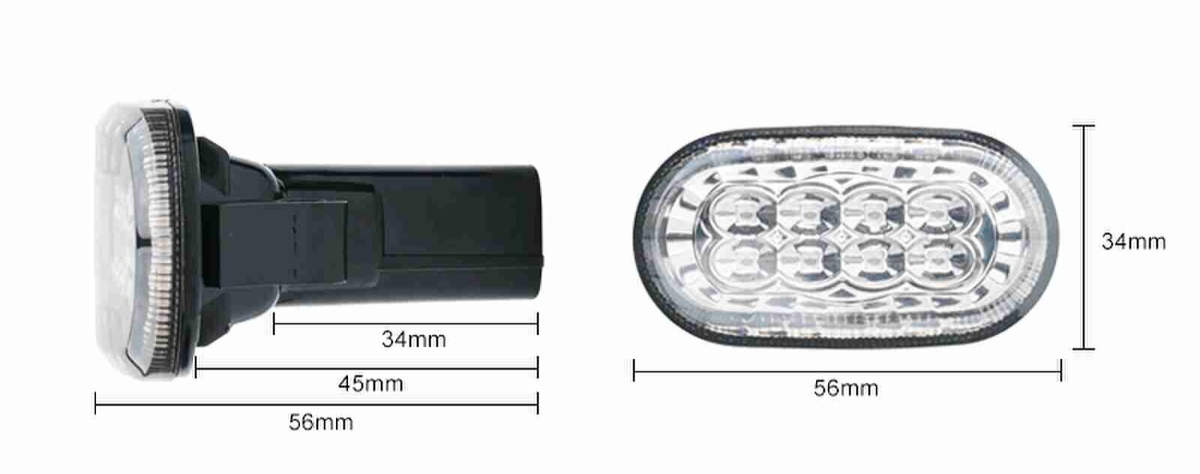 Suzuki Jimny JB64W Sierra JB74 Side indicator side marker clear