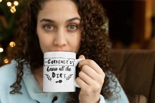 Gardeners Know All The Dirt Coffee Mug | Gift For Garden Lovers - Picture 4 of 4
