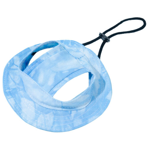 Dog Hat Pet Sun Hat Visor Hat With Ear Holes Chin Strap For Dogs Cats Summer - Picture 11 of 15