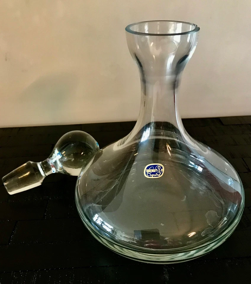 Konvolut Bohemia Crystal Glaskaraffen mit Stöpsel 1 Wein-Decanter  - Bild 3 von 4