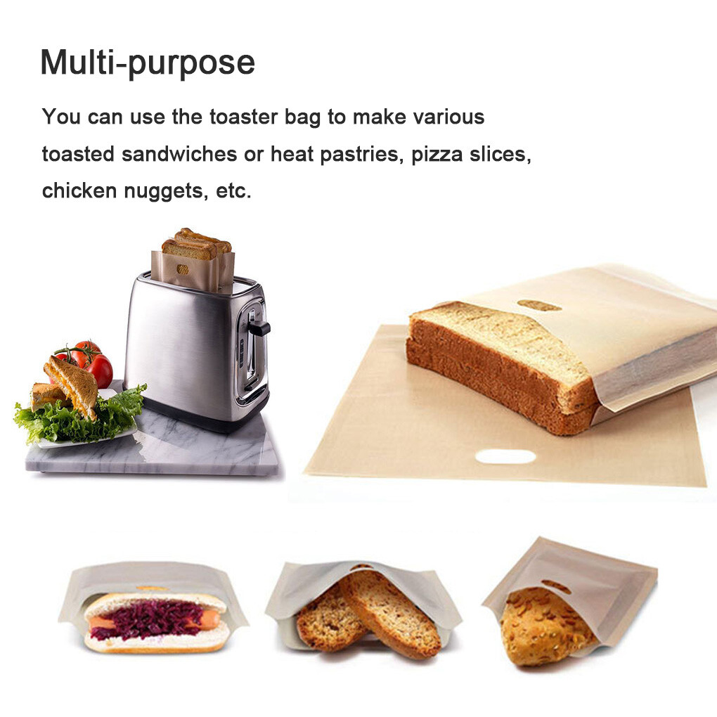 Reliable Kitchen Toaster Bags Safe Household Baking Nonstick Reusable