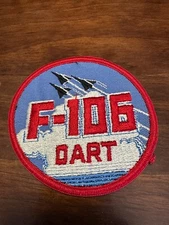 Vintage USAF F-106 Dart Round Patch