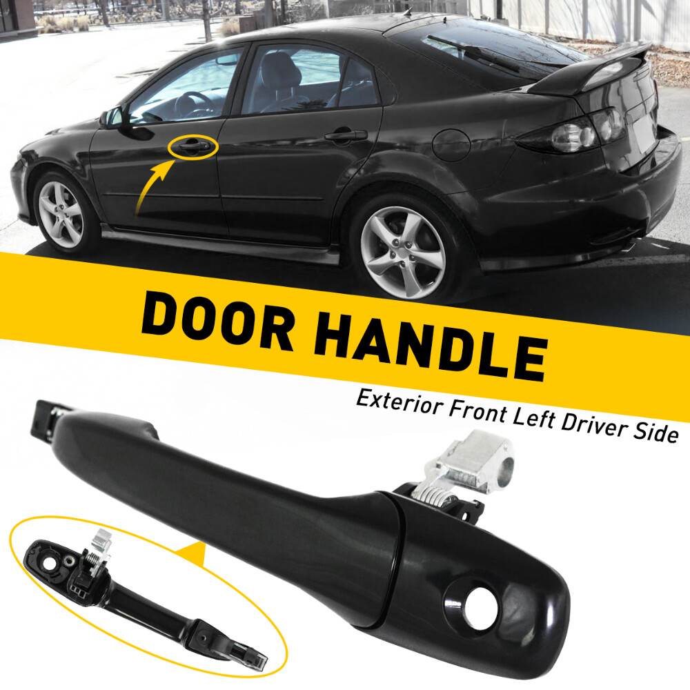 For Mazda Outside Outer Exterior Door Handle Driver Side Front