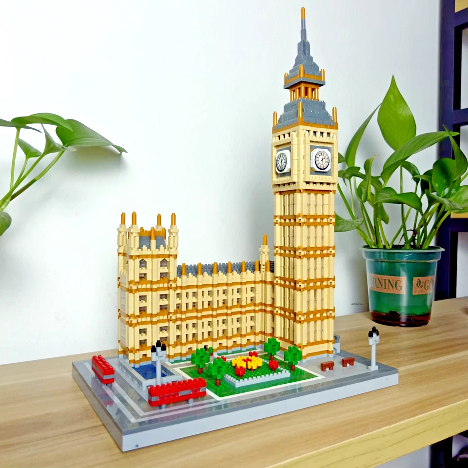 Juego de bloques de construcción London Big Ben 3466 piezas - rompecabezas 3D - con manual de papel Foto 4 de 4