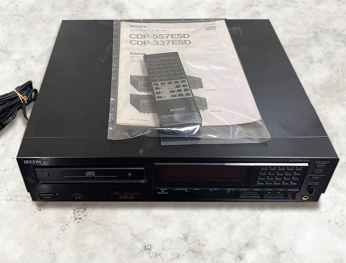 SONY ソニー CDP-337ESD CDプレーヤー 【公式通販】