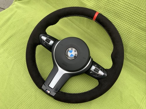 BMW F20 F21 F22 F30 F31 F33 F34 F25 X3 M VOLANTE DEPORTIVO ALCANTARA COMPLETO - Imagen 4 de 24