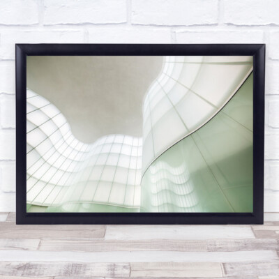Lights And Waves Italy Milan Urban Street Lombardy New Wall Art Print