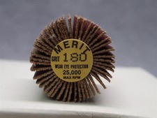 MERIT MINIWHEEL, XX-0011, 180 GRIT, 31011, 1" dia. X 1/4-20" THREAD (W15)