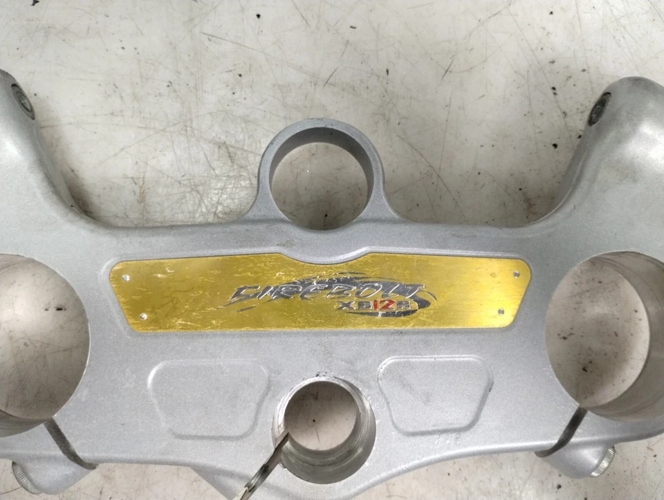 05 Buell XB12 R XB9R Firebolt Superior Triple Árbol Abrazadera Manillar Izquierdo y Derecho Foto 3 de 4