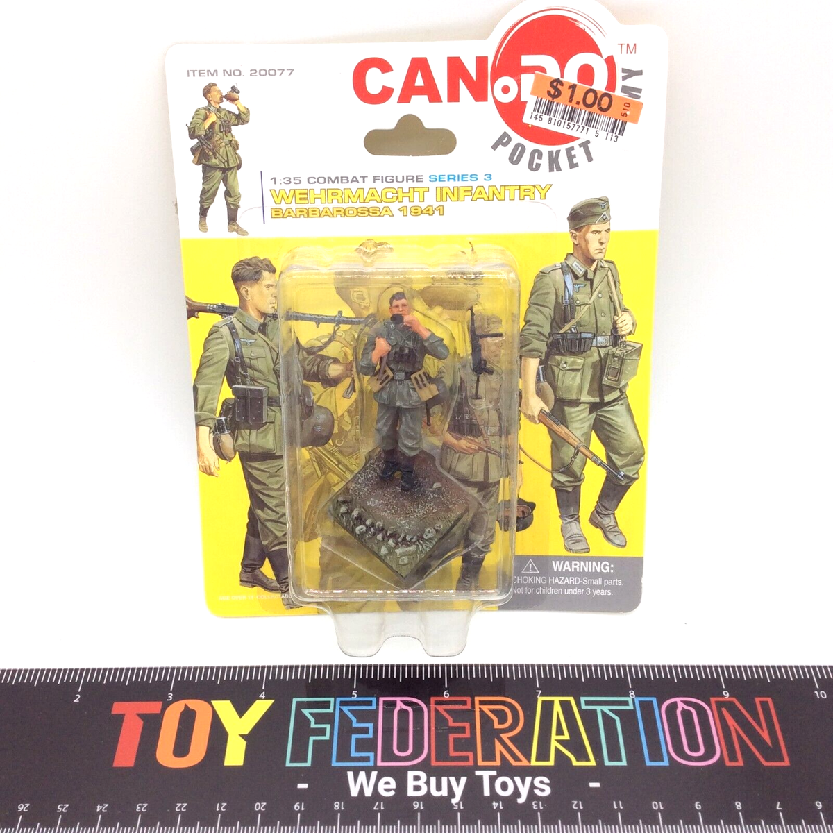 Dragon 20077 CanDo Pocket Army 1:35 Figure - WEHRMACHT INFANTRY