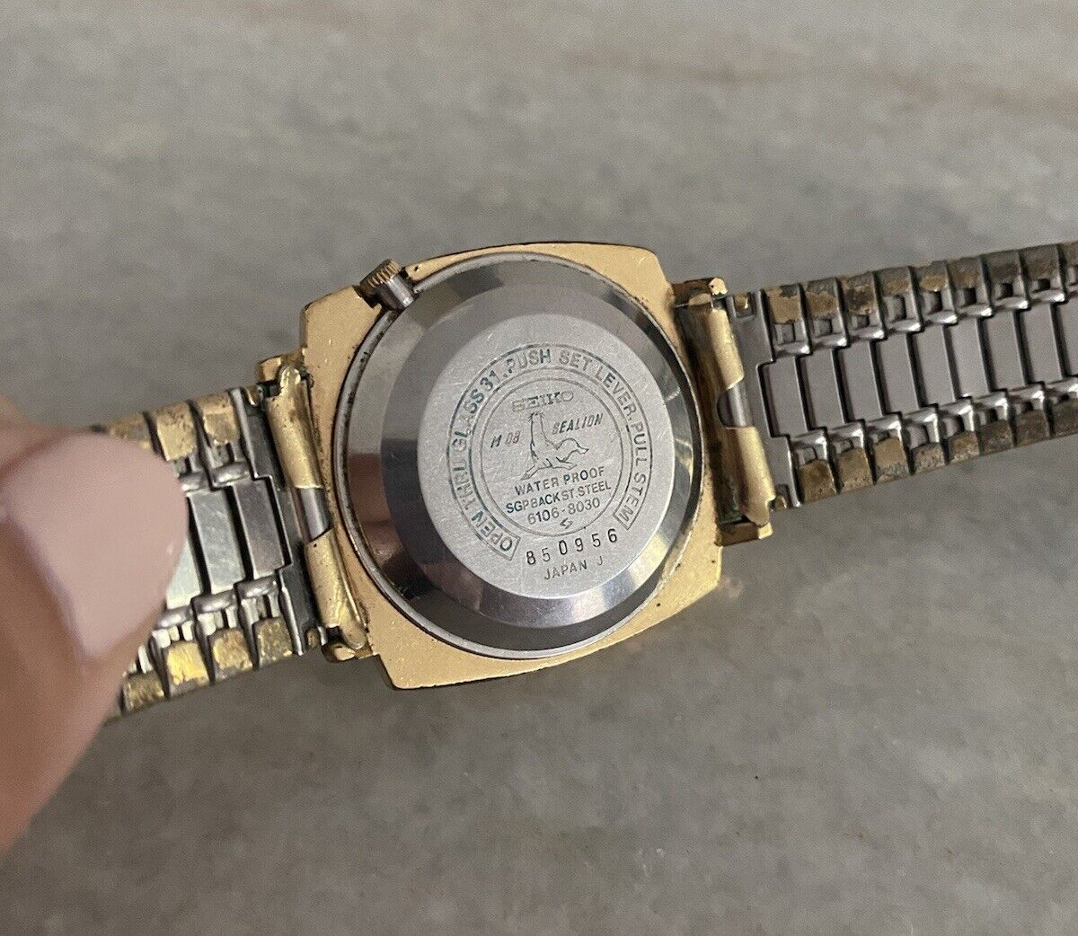 Vintage 1969 Seiko 6106-8030 SEALION Automatic 25J Mens Vintage 1969 Seiko 6106-8030 SEALION Automatic 25J Mens
